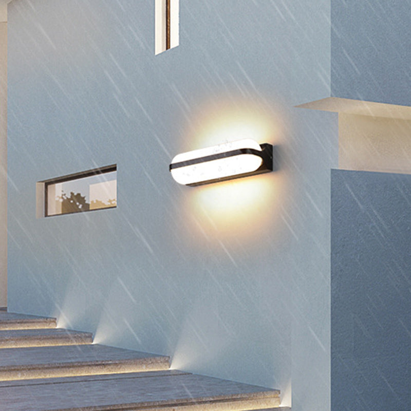 Cylinder Aluminum PC Patio Outdoor Light