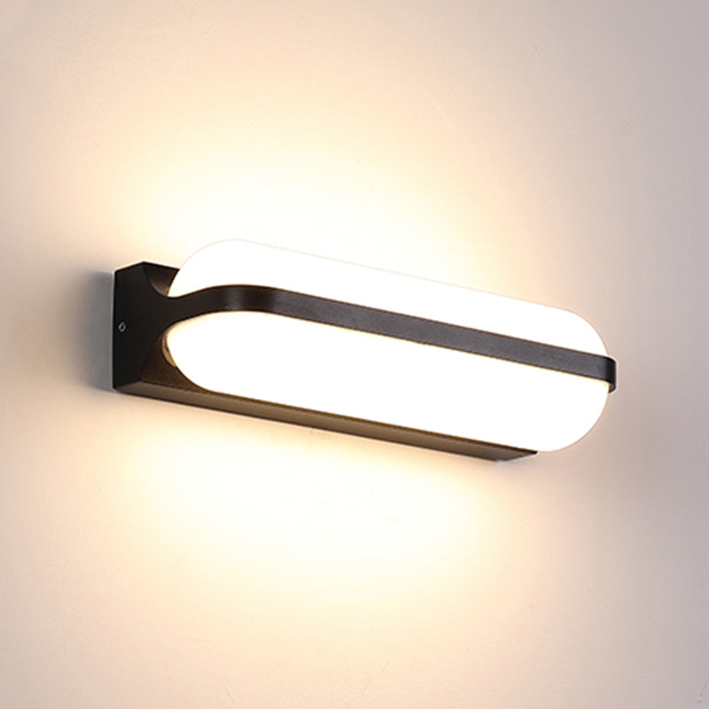 Cylinder Aluminum PC Patio Outdoor Light
