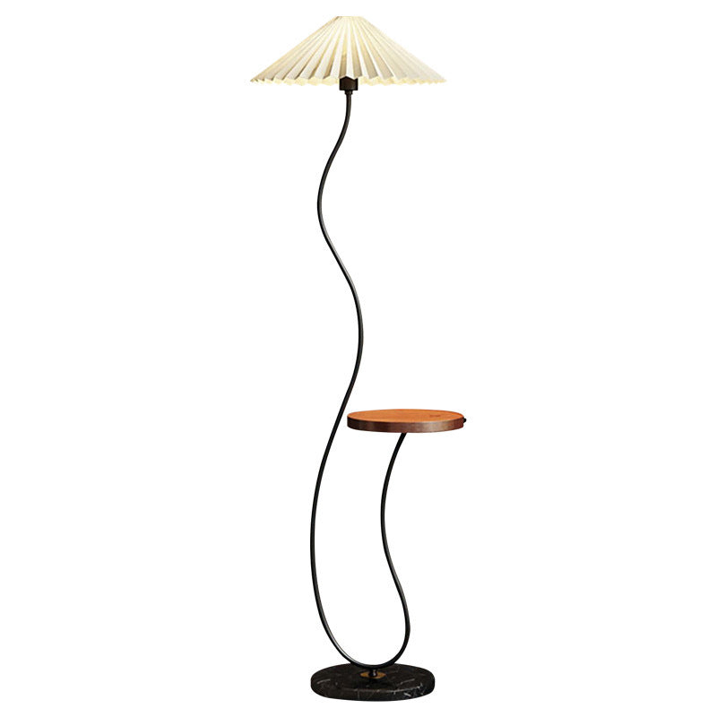 Contemporary Nordic Umbrella Fabric Floor Lamp