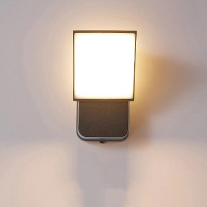 Rotatable Aluminum Lampshade Patio Outdoor Light