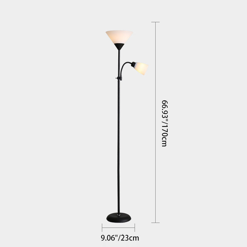 Contemporary Nordic Iron Acrylic Floor Lamp