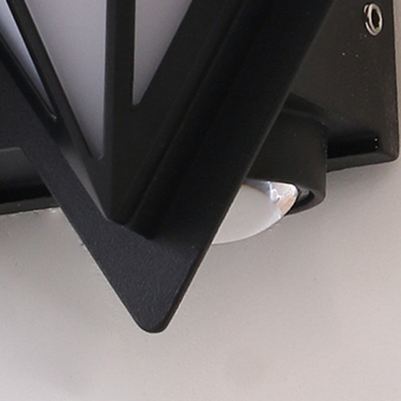 Aluminum Diamond Shape Patio Outdoor Light