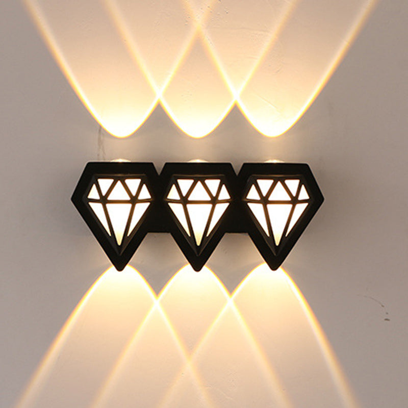 Aluminum Diamond Shape Patio Outdoor Light