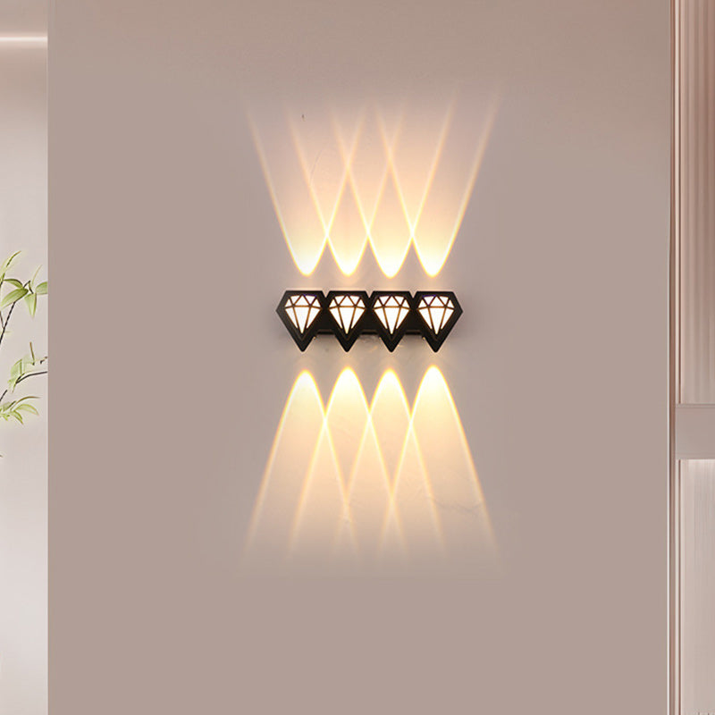 Aluminum Diamond Shape Patio Outdoor Light