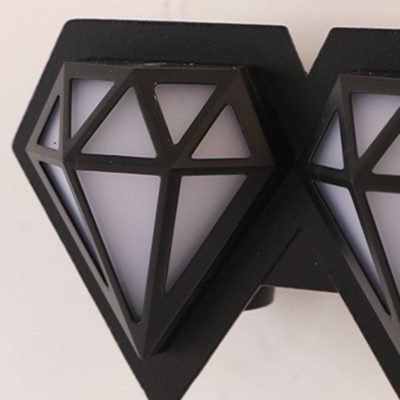 Aluminum Diamond Shape Patio Outdoor Light