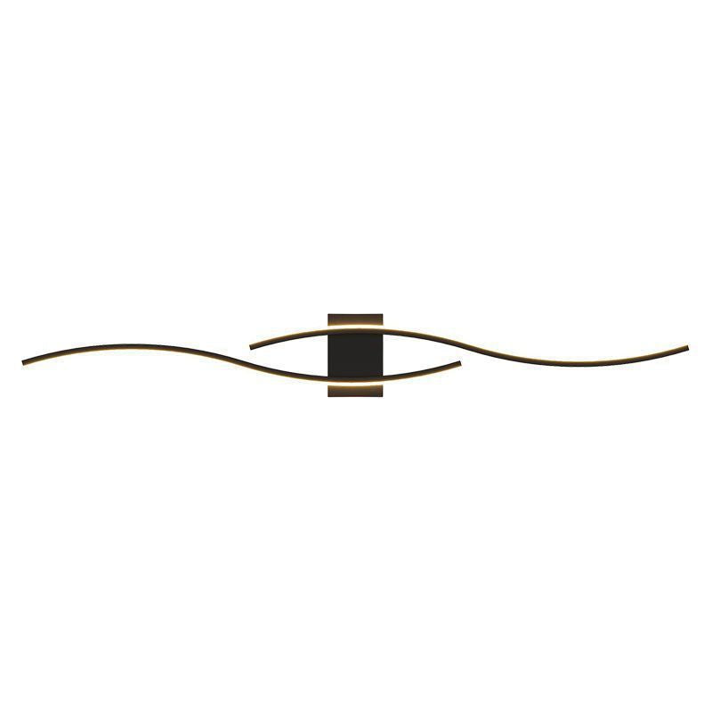 Long Curve Iron Acrylic Wall Lamp
