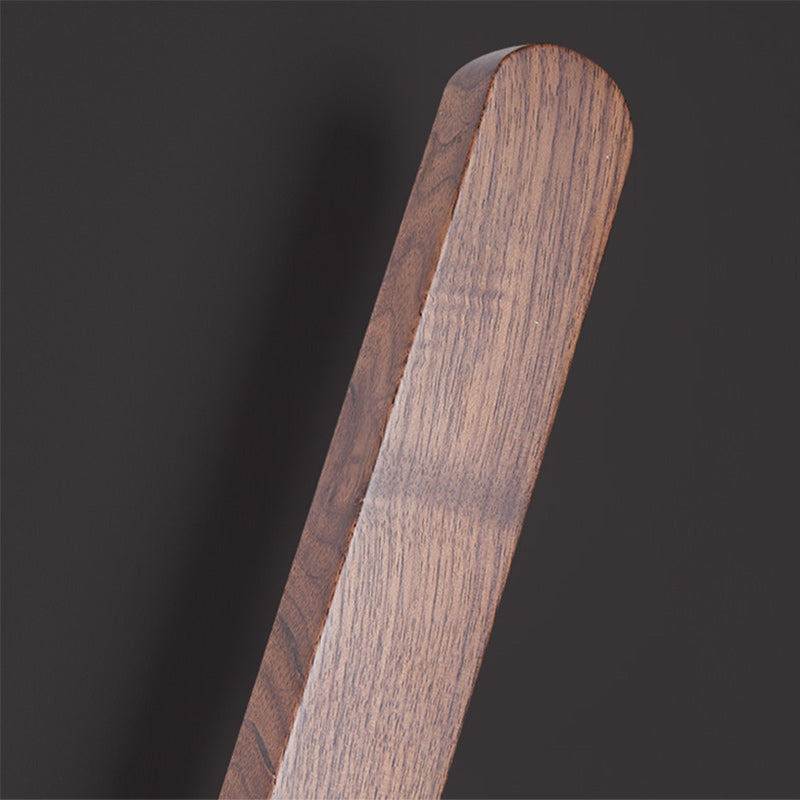Long Strip Black Walnut Wall Lamp