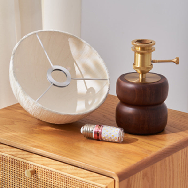 Umbrella Rice Paper Lampshade Table Lamp