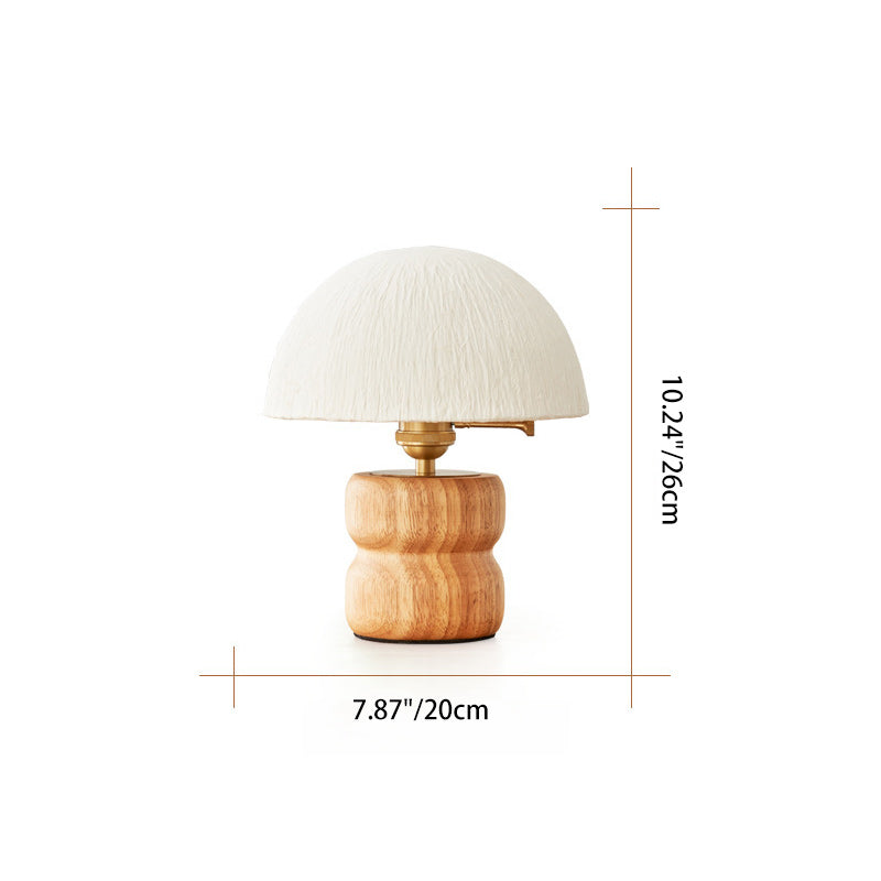 Umbrella Rice Paper Lampshade Table Lamp