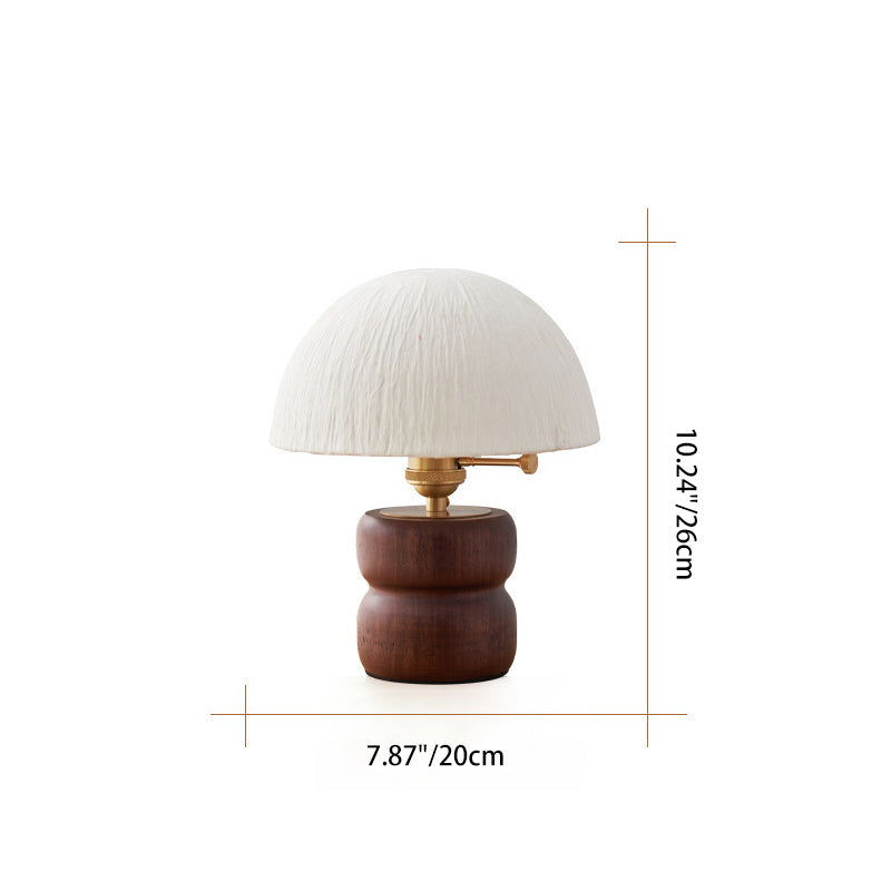 Umbrella Rice Paper Lampshade Table Lamp