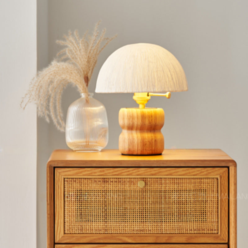 Umbrella Rice Paper Lampshade Table Lamp