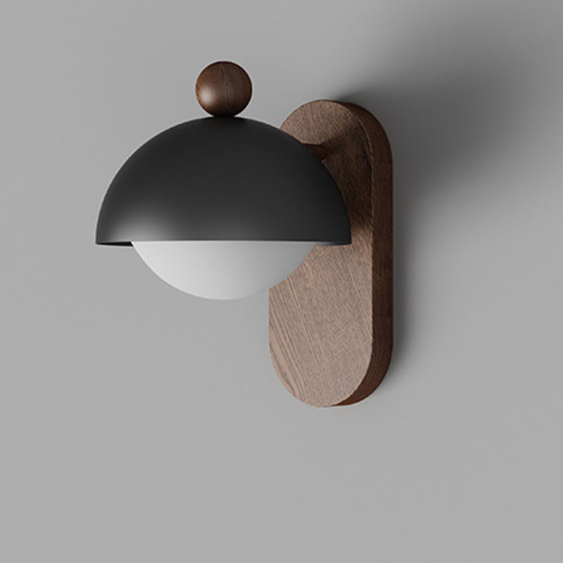 Round Acrylic Lampshade Iron Wall Lamp