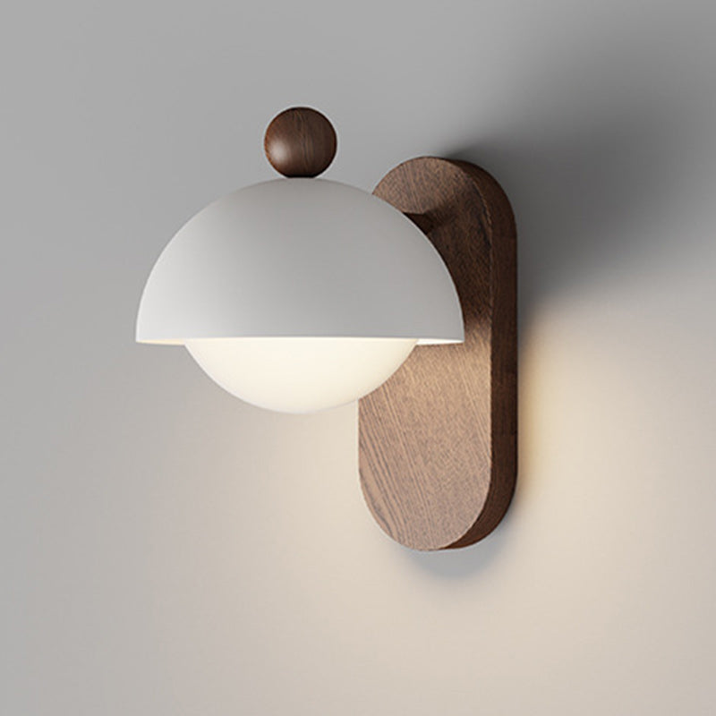 Round Acrylic Lampshade Iron Wall Lamp