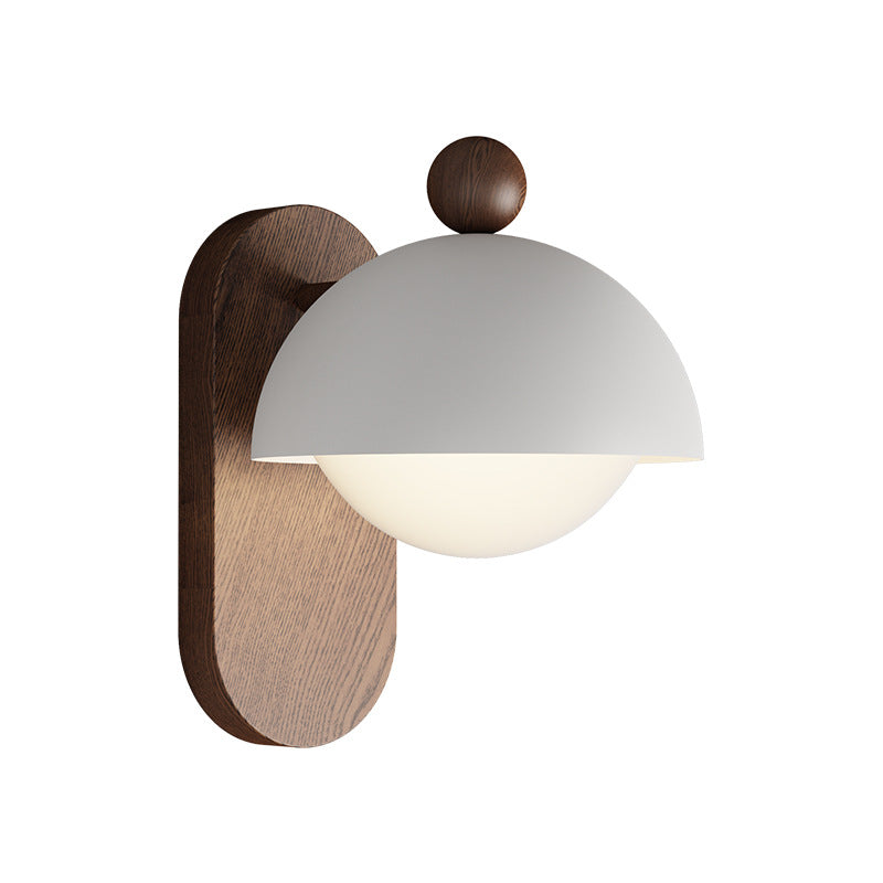 Round Acrylic Lampshade Iron Wall Lamp
