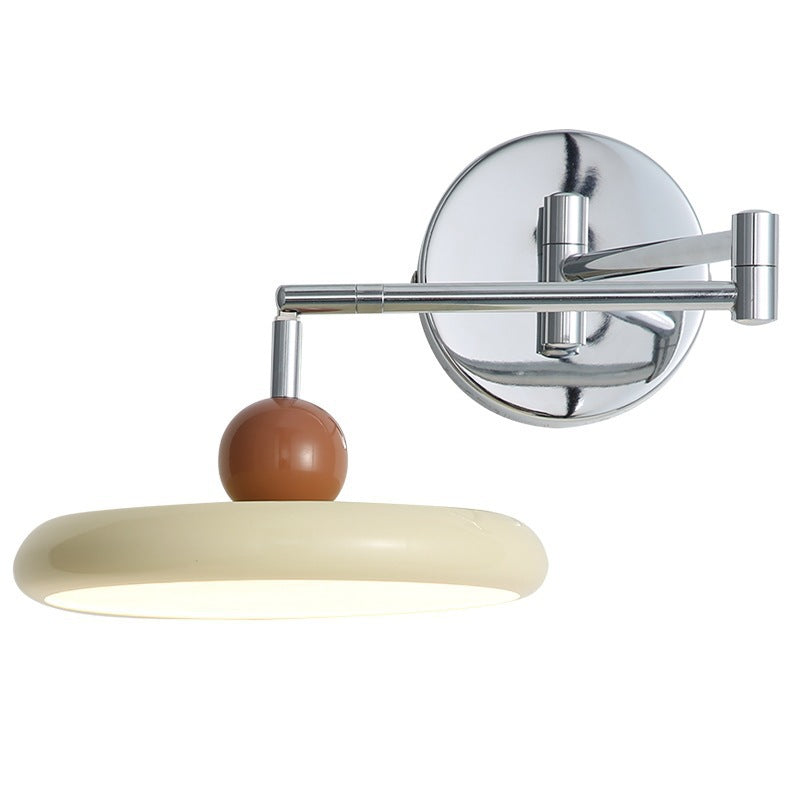 Round Rocker Iron Lampshade Wall Lamp