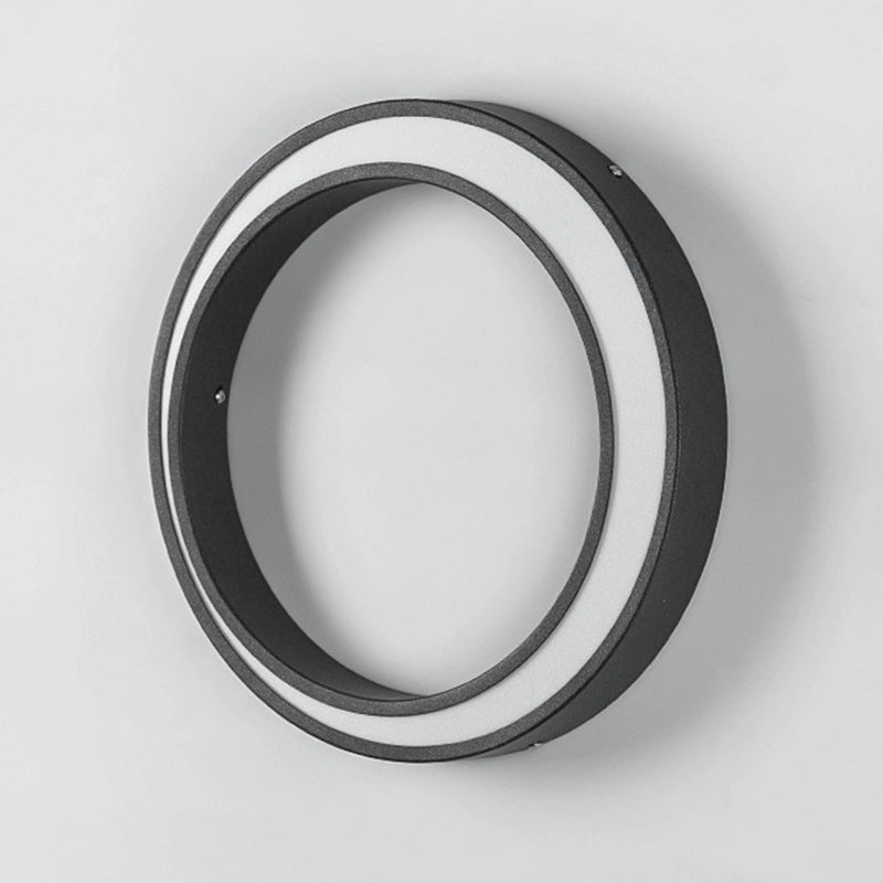 Round Moon Stainless Steel Outdoor Light