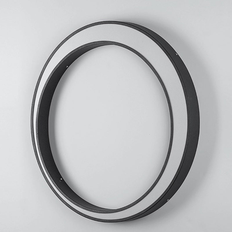 Round Moon Stainless Steel Outdoor Light