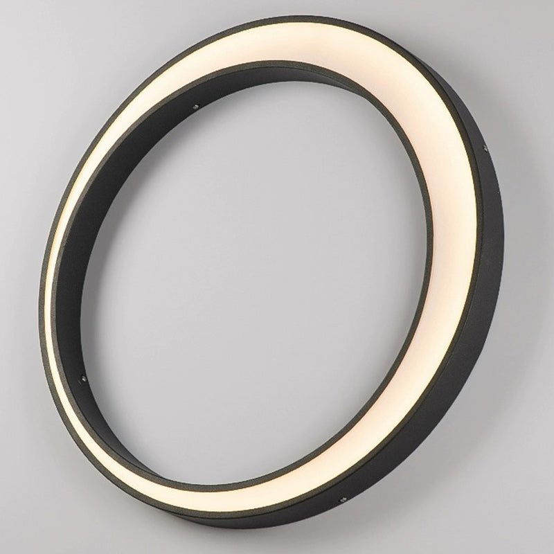 Round Moon Stainless Steel Outdoor Light