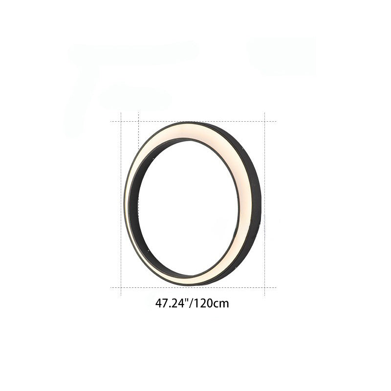 Round Moon Stainless Steel Outdoor Light