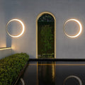 Round Moon Stainless Steel Outdoor Light