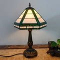 Resin Conical Glass Lampshade Table Lamp