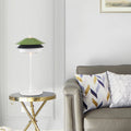 Aluminum Glass Lampshade Living Table Lamp