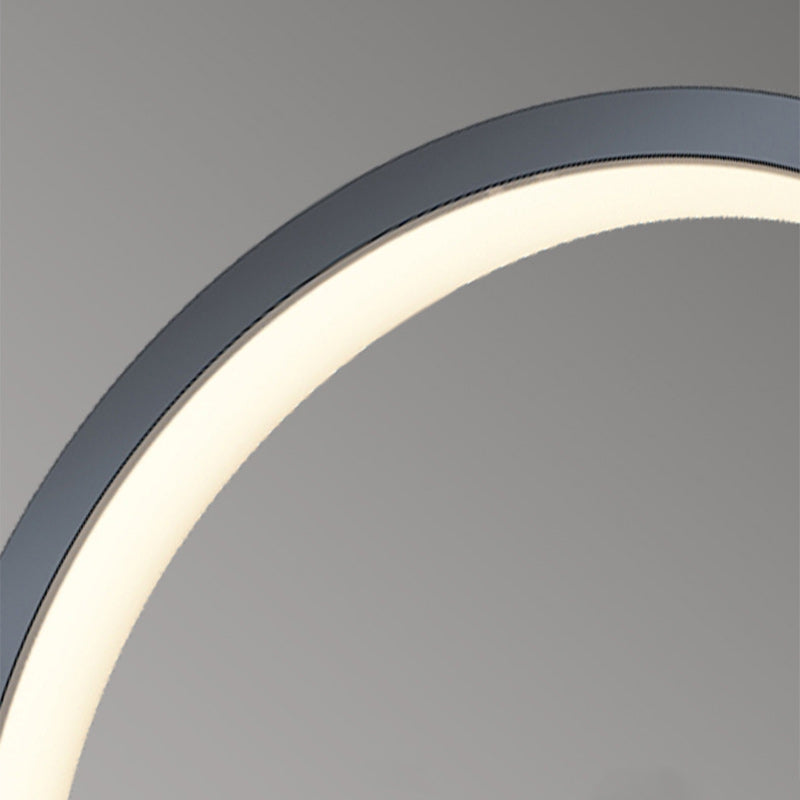 Round Acrylic Aluminum Iron Wall Lamp