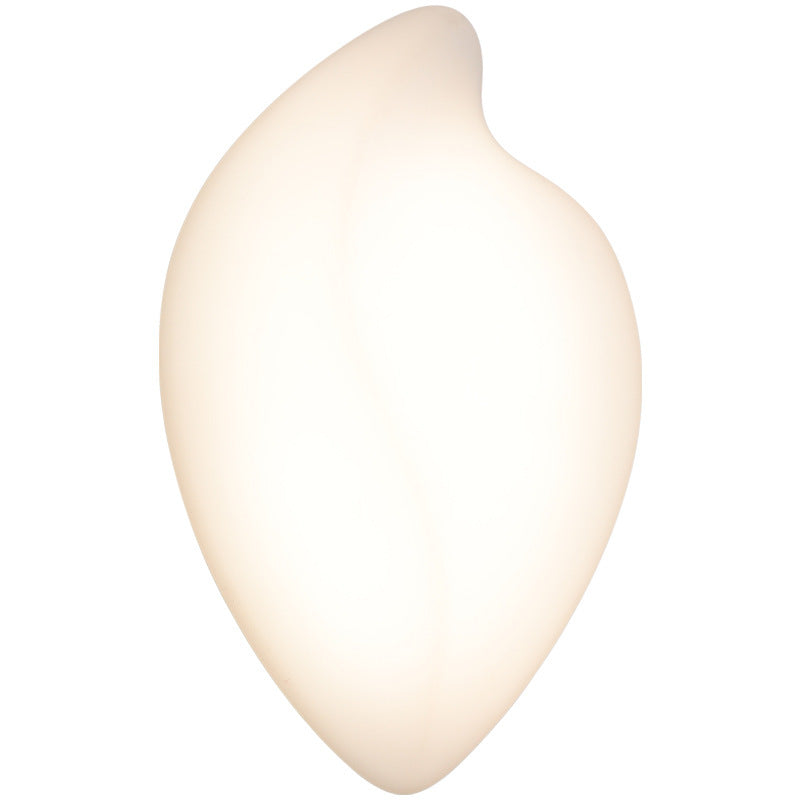 Cream Leaf Shape Roto-molding Wall Lamp