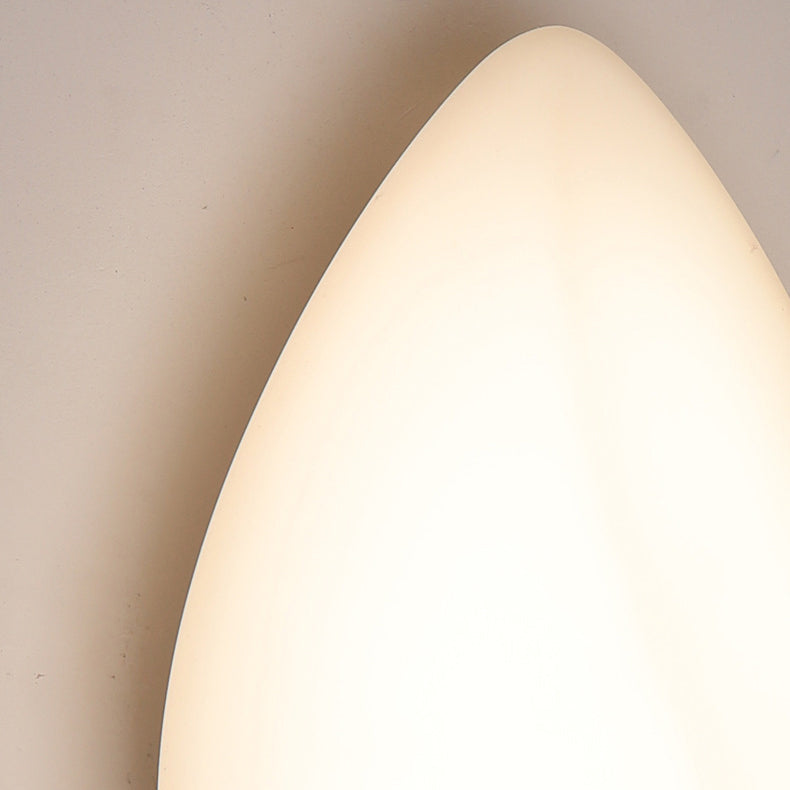 Cream Leaf Shape Roto-molding Wall Lamp