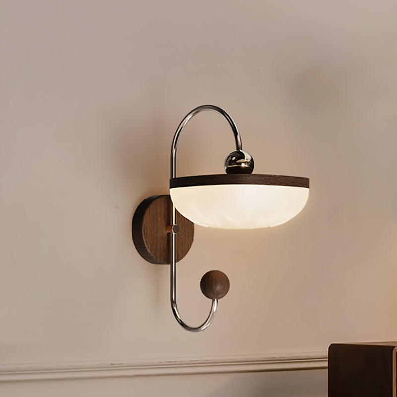 Semicircle Roto-molding Acrylic Lampshade Wall Lamp