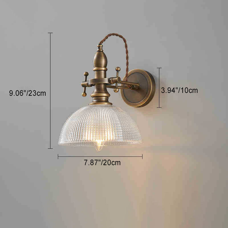 Hat Shape Full Copper Wall Lamp