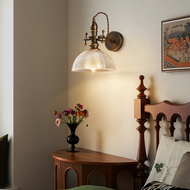 Hat Shape Full Copper Wall Lamp