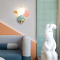 Leaves Orbs Glass Lampshade Wall Lamp