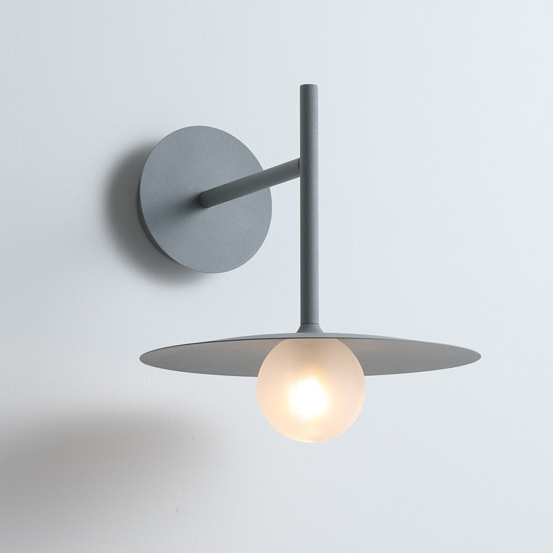 Umbrella Shape Orb Glass Wall Lamp