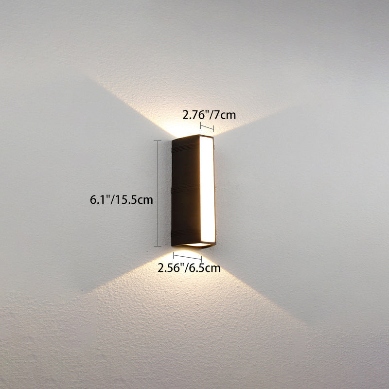 Cuboid Full Aluminum Patio Outdoor Light