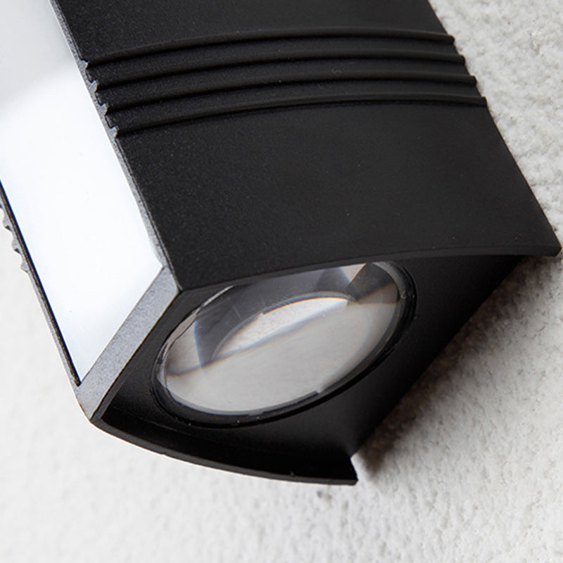 Cuboid Full Aluminum Patio Outdoor Light