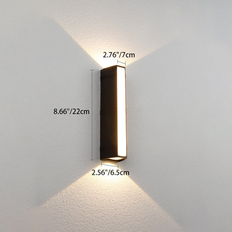 Cuboid Full Aluminum Patio Outdoor Light