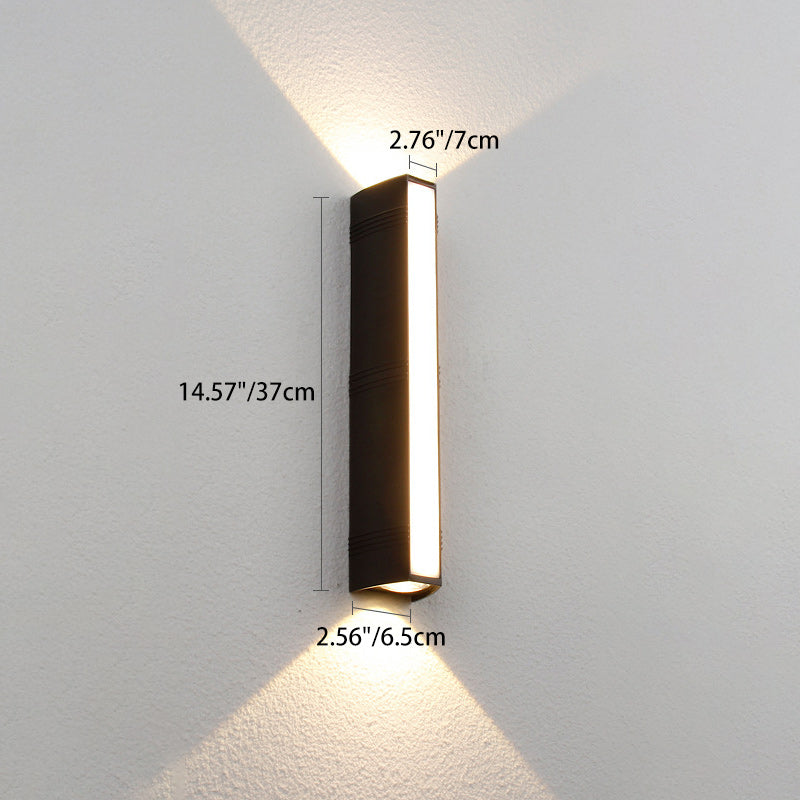 Cuboid Full Aluminum Patio Outdoor Light