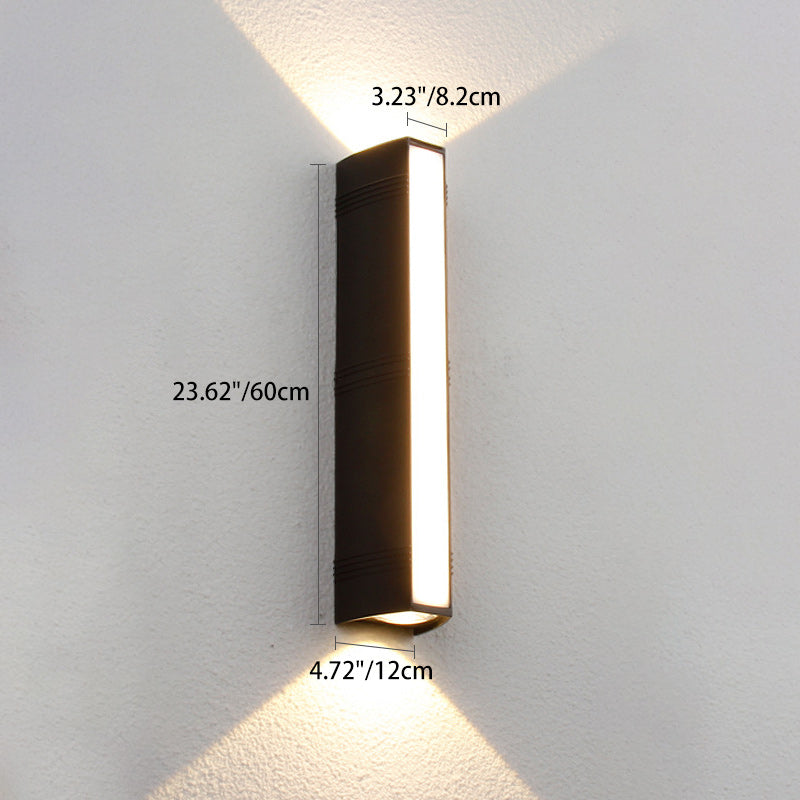 Cuboid Full Aluminum Patio Outdoor Light