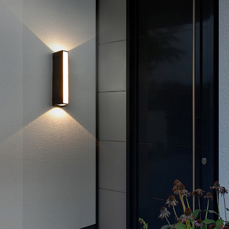 Cuboid Full Aluminum Patio Outdoor Light