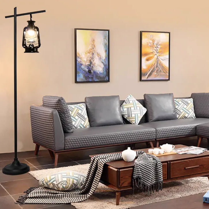Contemporary Simplicity Shape Iron Floor Lamp