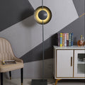 Round Hardware Iron Living Floor Lamp