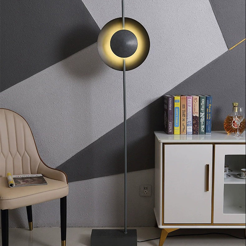 Round Hardware Iron Living Floor Lamp