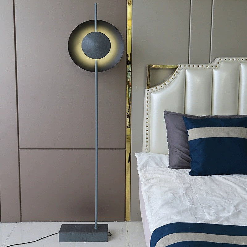 Round Hardware Iron Living Floor Lamp