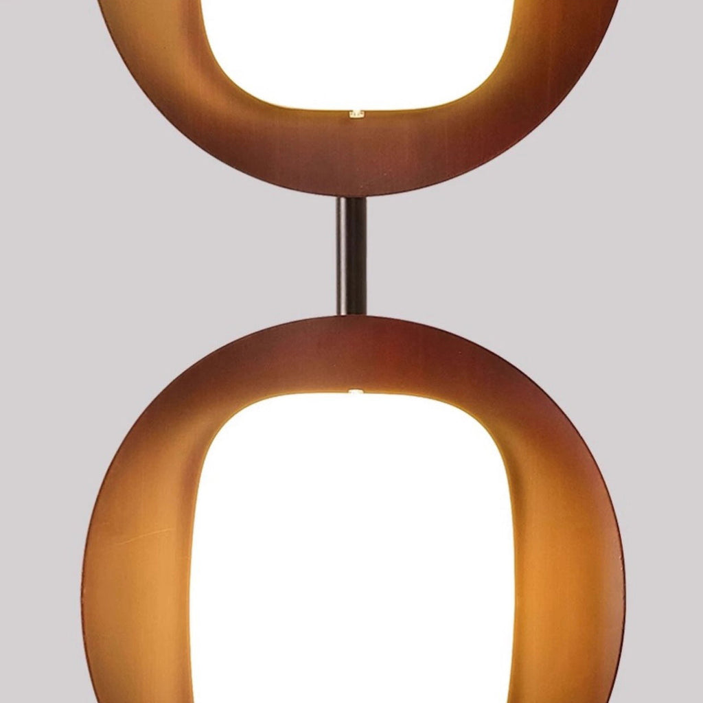 Contemporary Scandinavian Round Acrylic Floor Lamp