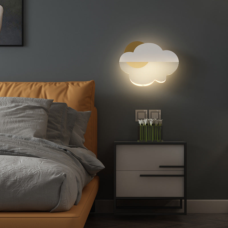 Clouds Iron Acrylic Lampshade Wall Lamp