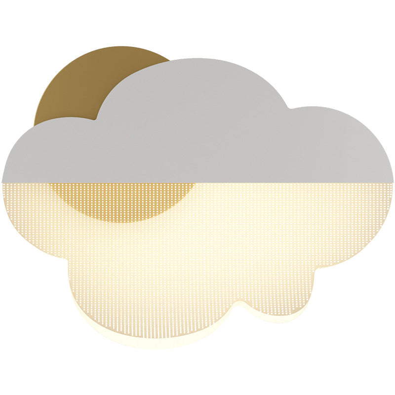 Clouds Iron Acrylic Lampshade Wall Lamp