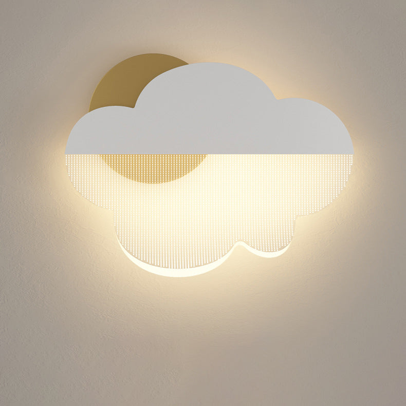 Clouds Iron Acrylic Lampshade Wall Lamp