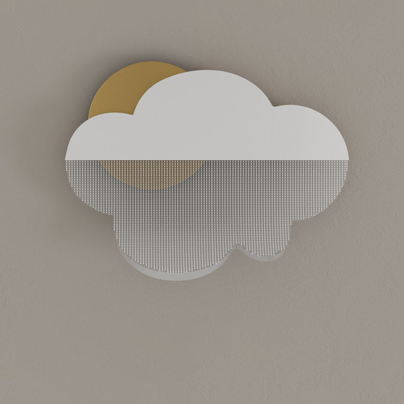Clouds Iron Acrylic Lampshade Wall Lamp