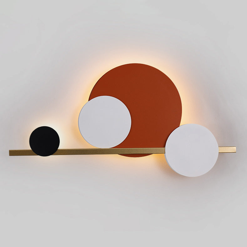 Stitching Circle Iron Acrylic Wall Lamp